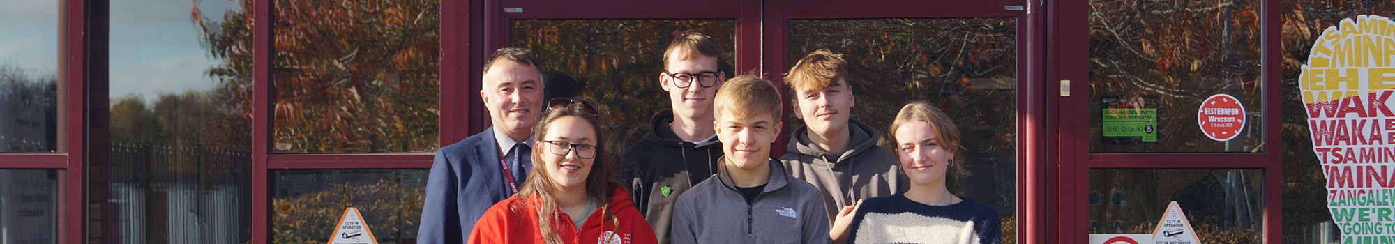 Pupils and facilities at Ysgol Morgan Llwyd in Wrexham