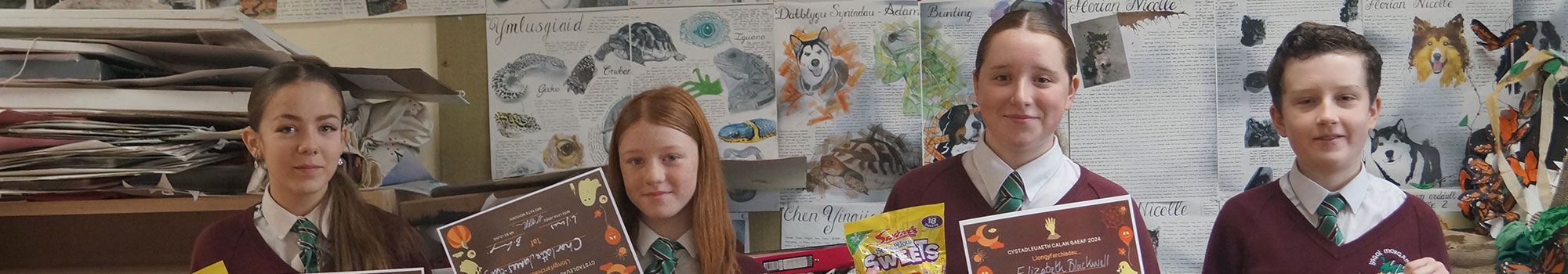 Pupils and facilities at Ysgol Morgan Llwyd in Wrexham