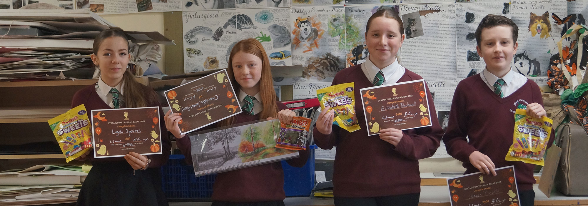 Pupils and facilities at Ysgol Morgan Llwyd in Wrexham