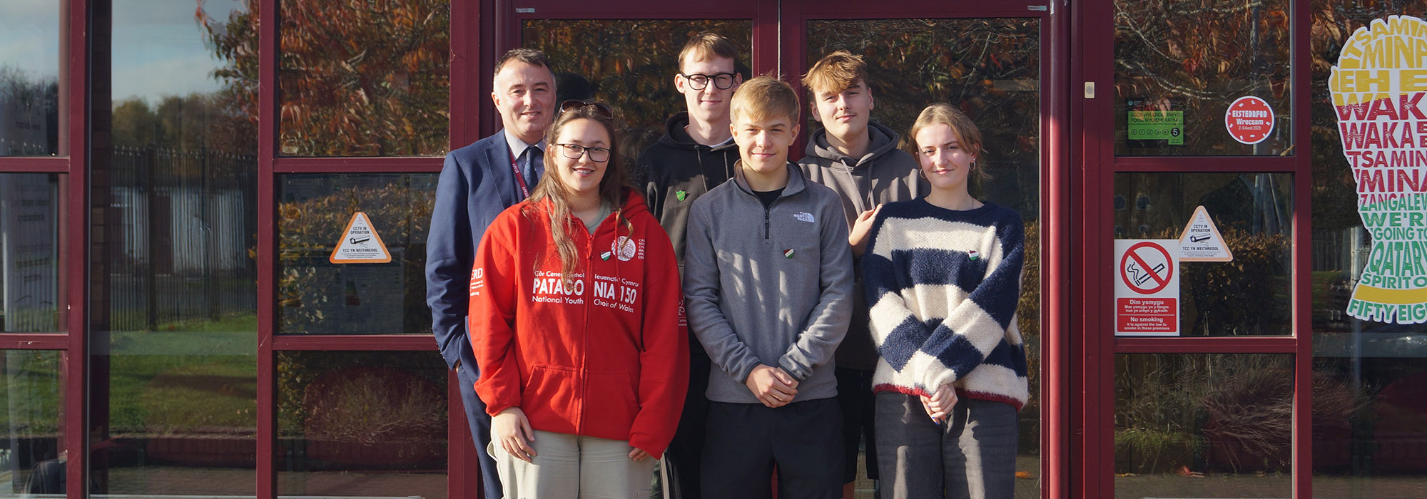 Pupils and facilities at Ysgol Morgan Llwyd in Wrexham